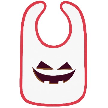 Discover Halloween face in blood Red 3d Bibs