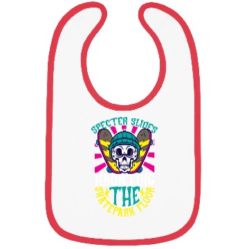Discover Spooky Horror Skateboarder Halloween Skateboarding Bibs