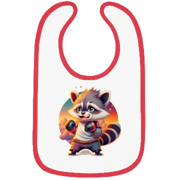 Discover Never give up typography funny Bibs