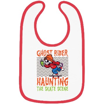 Discover Spooky Horror Skateboarder Halloween Skateboarding Bibs