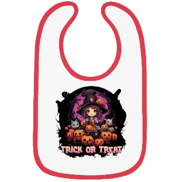 Discover Cute Halloween witch Bibs