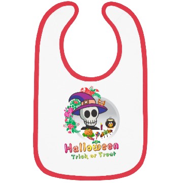 Discover Halloween Trick or Treat Bibs