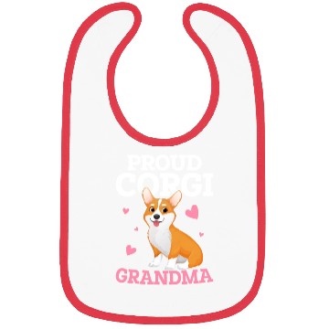 Discover Proud Corgi Grandma Bibs