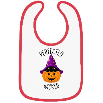 Discover Wicked Cat Witch Funny Halloween Witch Bibs