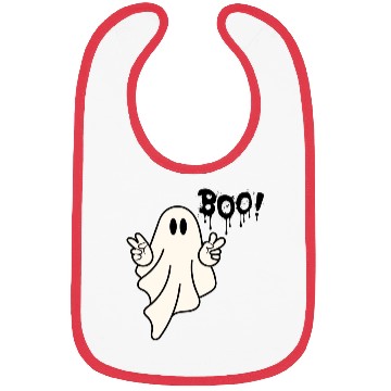 Discover Halloween Boo #4 Bibs