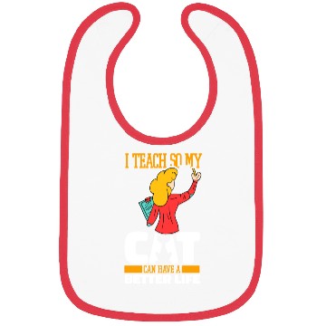 Discover Daycare Teacher Cat Bibs