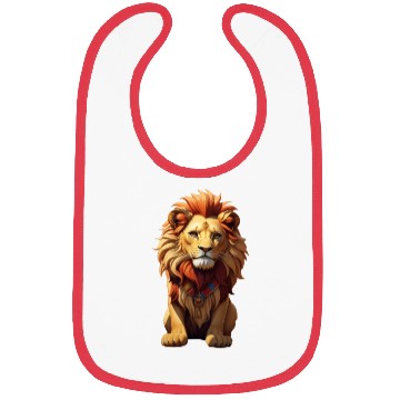 Discover Lion art design Bibs