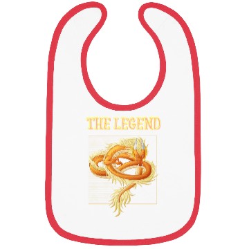 Discover Black And Orange Retro The Legend Bibs
