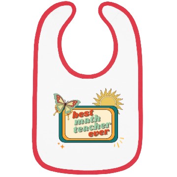 Discover Teacher Appreciation, best math teacher ever Bibs