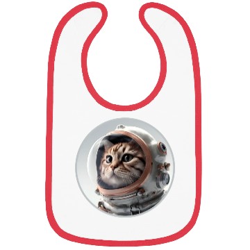 Discover Catstronaut Close-Up: Feline Space Suit Bibs