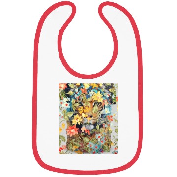 Discover tiger big cat Bibs