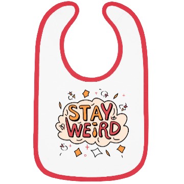 Discover Stay Weird Bibs