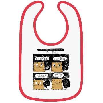 Discover Cat Uses Hypnosis for Blissful Living Bibs