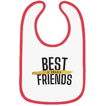 Discover Best Friends 2 Years Bibs