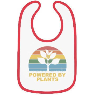Discover Retro Vintage powered by plants Bibs
