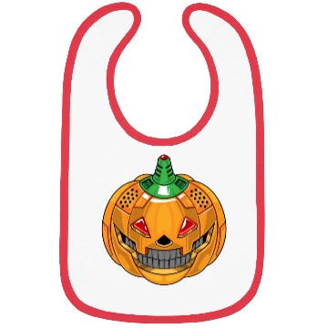 Discover Robotic pumpkin Bibs