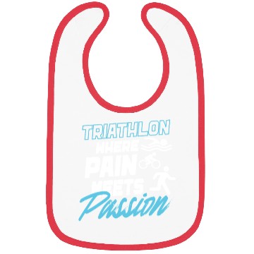 Discover Triathlon Swim Bike Run Triathlete Sport Gift Bibs