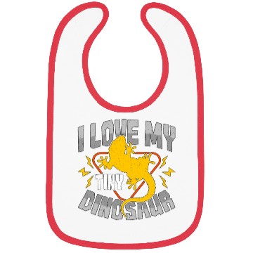 Discover Leopard Gecko I Love My Tiny Dinosaur Lizard Lover Bibs