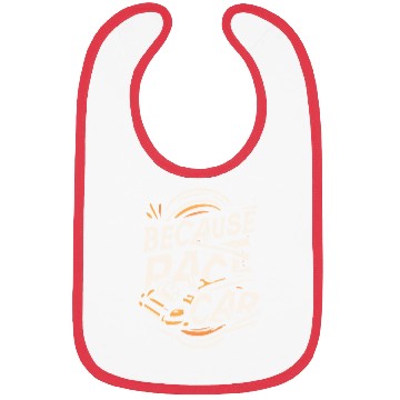 Discover Because Race Car Gift Bibs