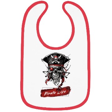 Discover Pirate Life Bibs