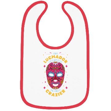 Discover Mexican Wrestling Wrestler Lucha Libre Mask Mexico Bibs