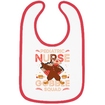 Discover Pediatric Nurse Gobble Squad Bibs