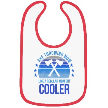 Discover Axe Throwing Fan Mom Mothers Day Birthday Funny Bibs
