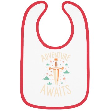 Discover Adventure awaits Sword Camping Adventure Bibs