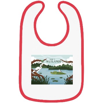 Discover Nature design forest animal bird. Bibs