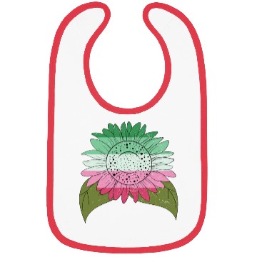 Discover Abrosexual sunflower gift LGBT Abrosexual Bibs