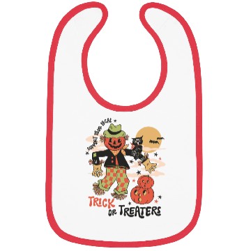 Discover "Trick or Treat Delight" Halloween Bibs