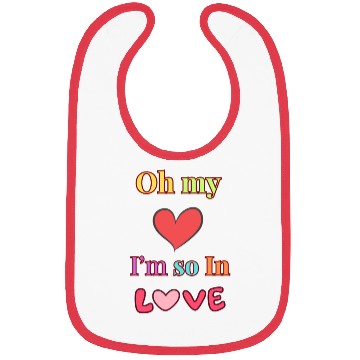 Discover I"m so In Love Bibs