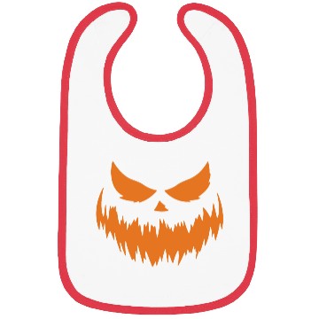 Discover Jack O Lantern Scary Carved Pumpkin Face Halloween Bibs