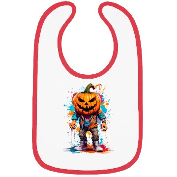 Discover Scary Pumpkin Punk Bibs