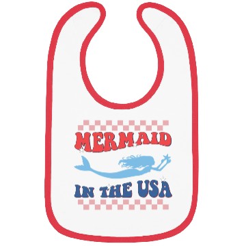 Discover Mermaid in the USA Bibs