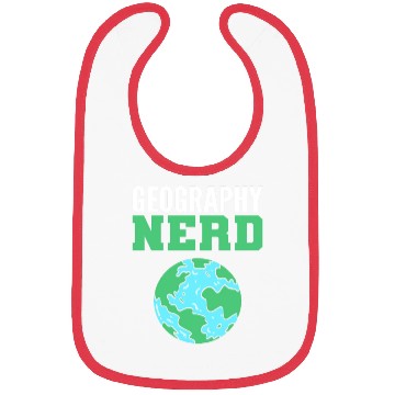 Discover Geography Nerd Archivist Gift Bibs