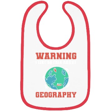 Discover Talk about Geography Librarian or Historian Gift Bibs