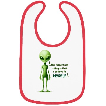 Discover Alien Believe in Yourself Bibs