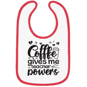 Discover Coffee Teacher Bibs