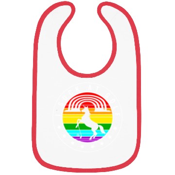 Discover Golf Bibs, I Suck At Golf Unicorn Rainbow Retro
