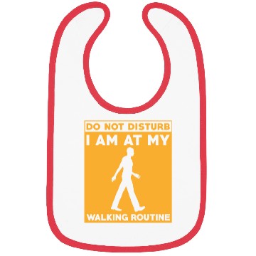 Discover Walking Routine Fitness Design - Do Not Disturb Bibs