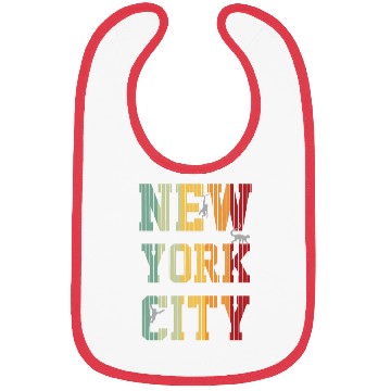 Discover New York City Monkey Bibs graphique