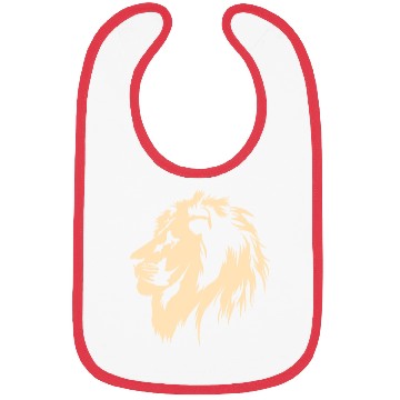 Discover Lion Portrait (sand) Bibs