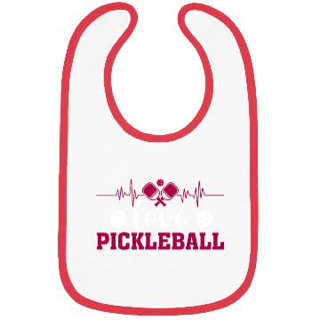Discover I Love Pickleball Funny Pickle Ball Bibs for Player