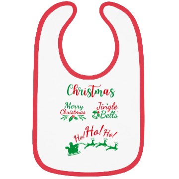 Discover Jolly Christmas Bibs