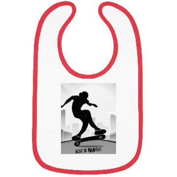 Discover Skateboarder - Rest In Paradise Bibs