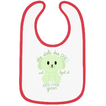 Discover Key Lime Green Dog Bibs
