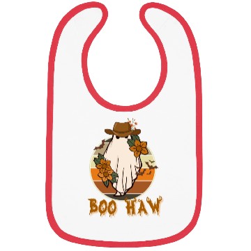 Discover BOO HAW Western Halloween Bibs