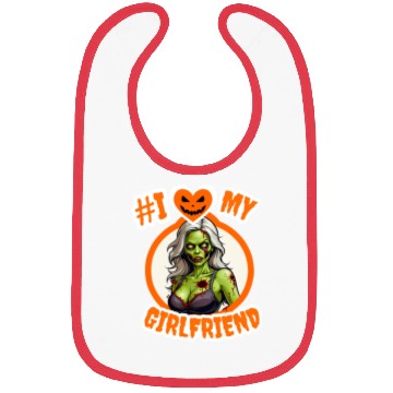 Discover Halloween #I love my Girlfriend Bibs