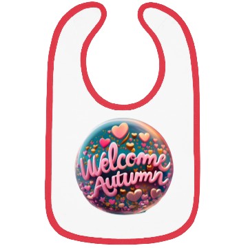 Discover Green and Yellow Truck Illustration Autumn Bibs